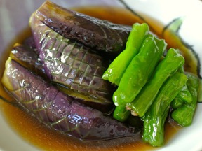 ナスとしし唐辛子のオランダ煮