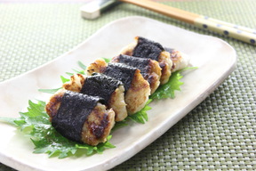 サトイモの磯辺焼き