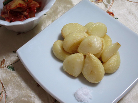 ニンニクの揚げ物