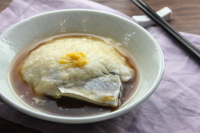サワラのゆず風味かぶら蒸し