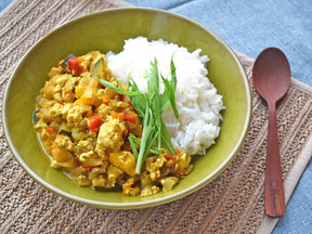 野菜と豆腐のキーマカレー