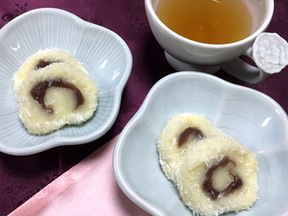 サツマイモの巻きもち（コグママリトック）