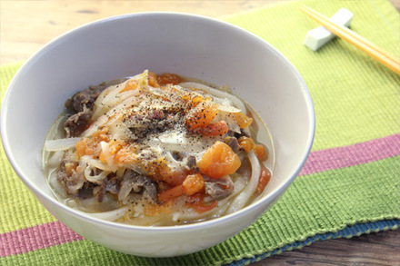 洋風トマトチーズうどん