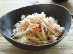 白キクラゲの野菜炒め