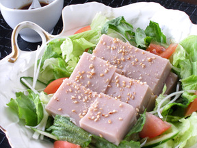 そば豆腐サラダ