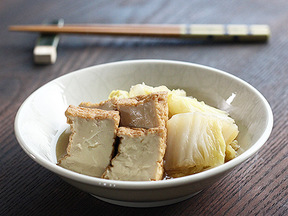 白菜と厚揚げの煮物