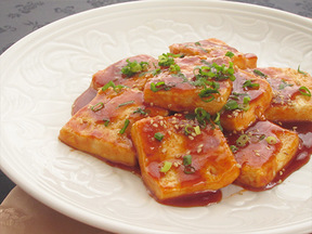 豆腐の甘辛揚げ