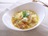 白いんげん豆のサフラン風味スープ