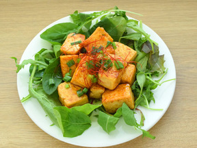 豆腐の甘辛焼き