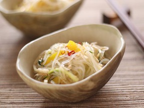 春雨と夏野菜の和え物