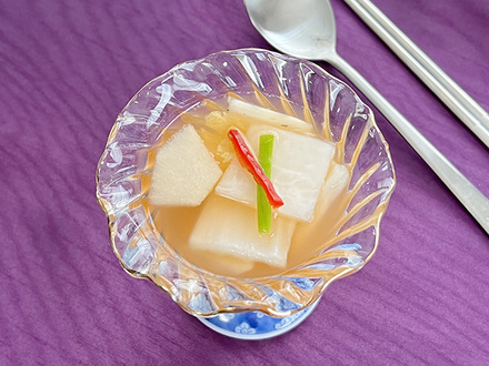 白菜とダイコンの水キムチ(ナバクキムチ)