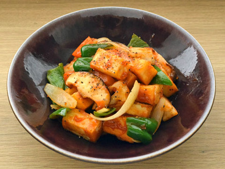 高野豆腐の酢豚風
