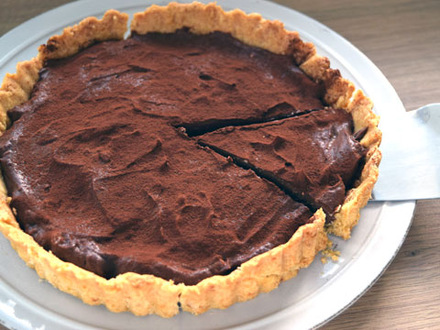 生チョコ豆腐タルト