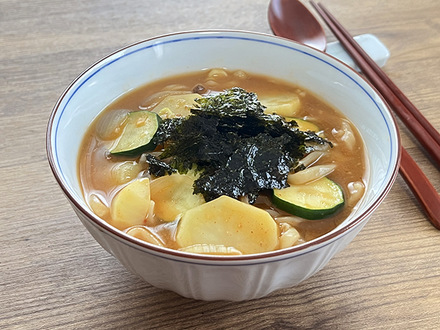 コチュジャン味噌うどん(ジャンカルグクス)