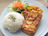 厚揚げのガーリックバターステーキライス