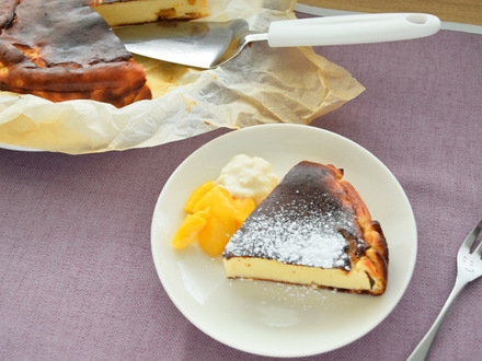 豆腐のバスクチーズケーキ