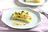 ホタテと春野菜のオランデーズソース