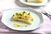 ホタテと春野菜のオランデーズソース