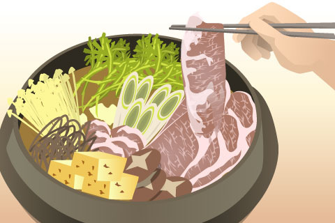 夕食