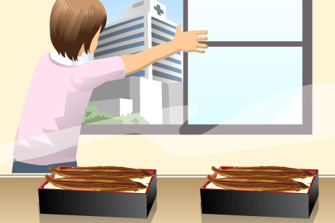 高い蒲焼き