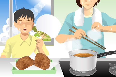 暑さに勝つ