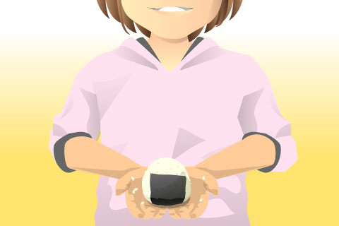 子のおにぎり