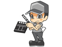 映画館キャラクターイラスト1