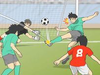 サッカースタジアム［サッカー場］イラスト7
