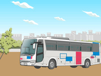 バス停［バス停留所］イラスト25