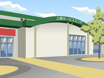 高速道路ICイラスト25