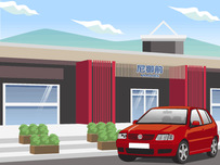 高速道路ICイラスト15